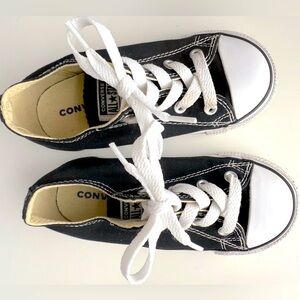 Kids Converse Classic Black and White Sneakers